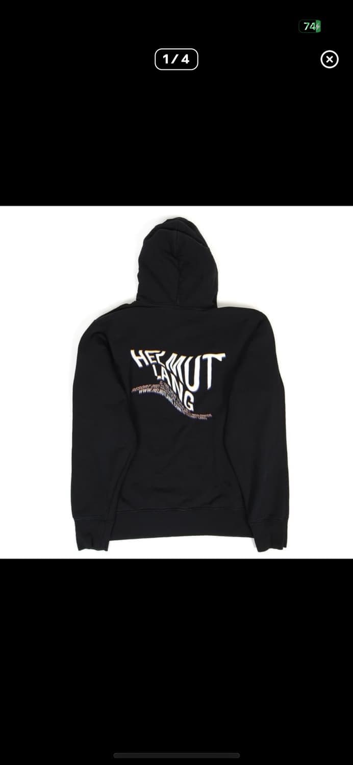 2장 일괄 헬무트랭 블랙 로고 그래피티 후드티 상품이미지2