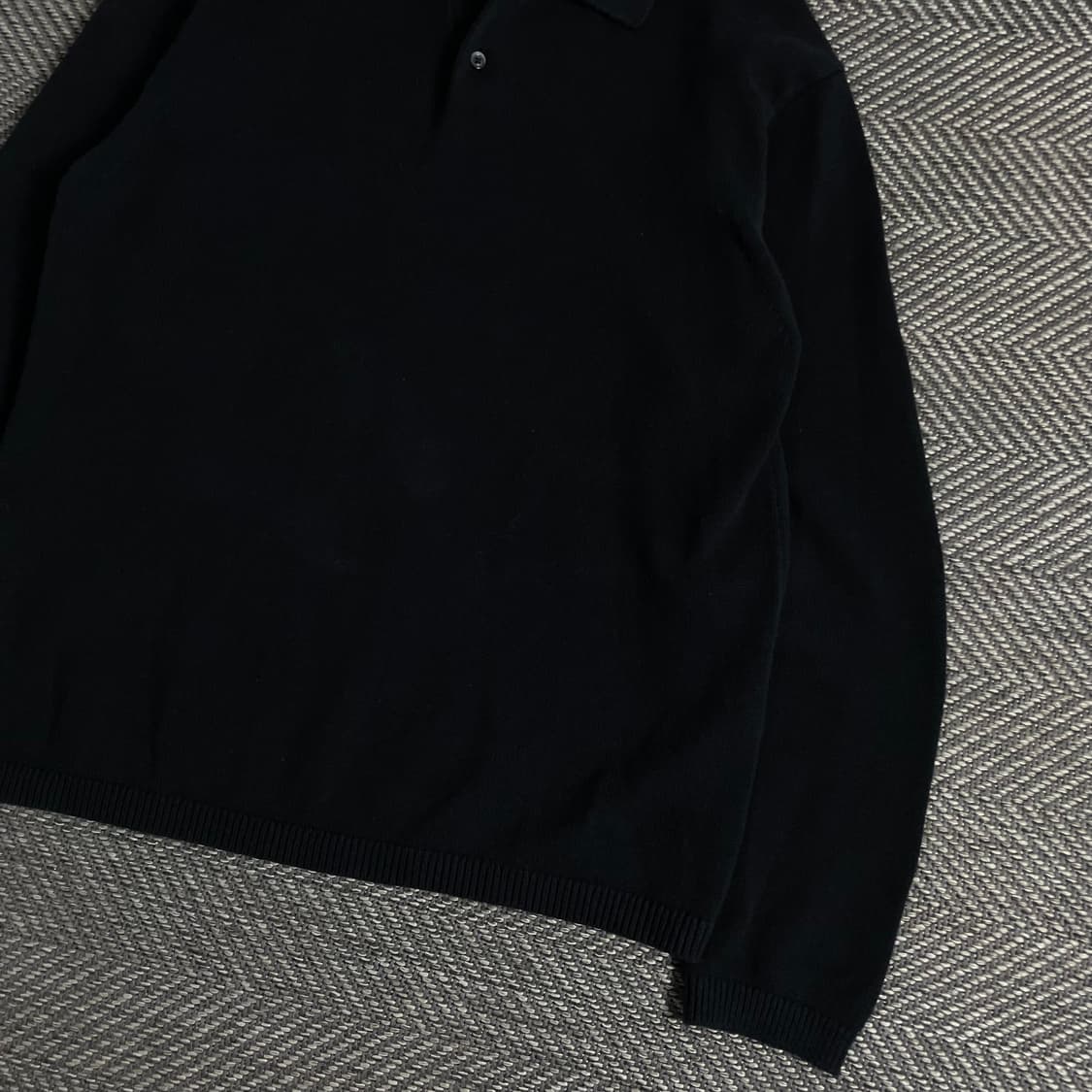 빈티지 블랙 미니멀 카라넥 스웨터o 3420 상품이미지3