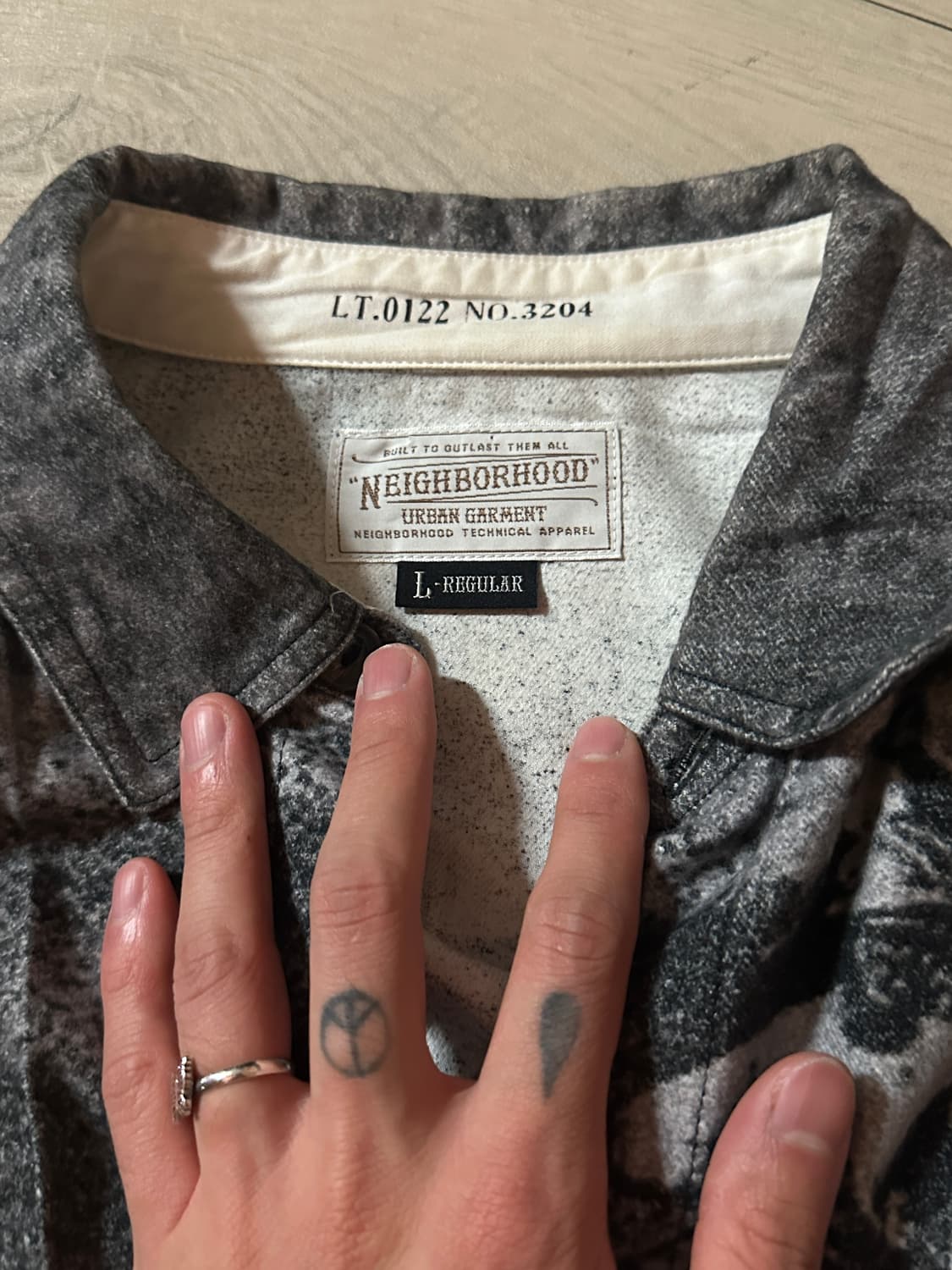 네이버후드 라이더 플란넬셔츠 상품이미지3