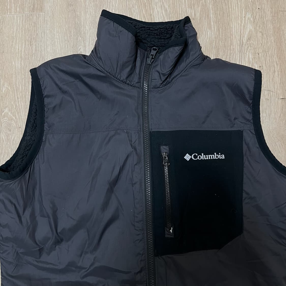 컬럼비아 리버시블 바람막이 후리스 조끼 L/100  상품이미지2