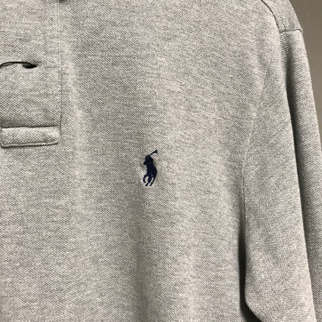 폴로 랄프로렌 PK 긴팔 카라티 그레이 M 상품이미지4