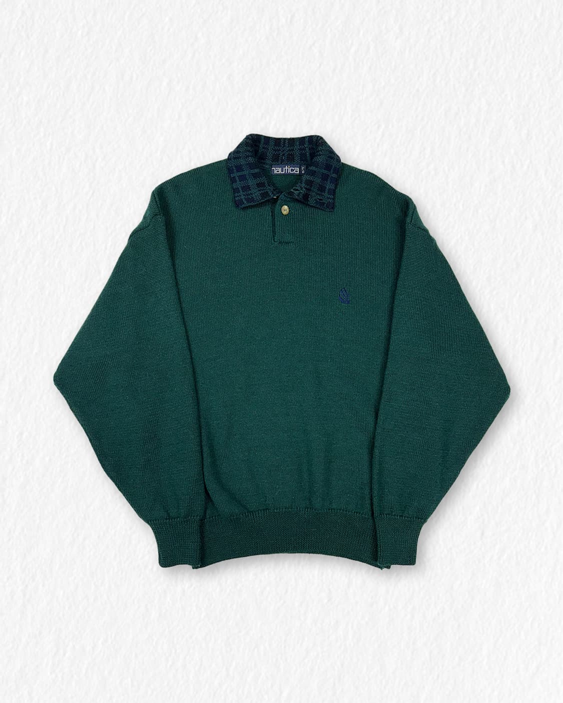 노티카 단추 카라 니트 상품이미지1