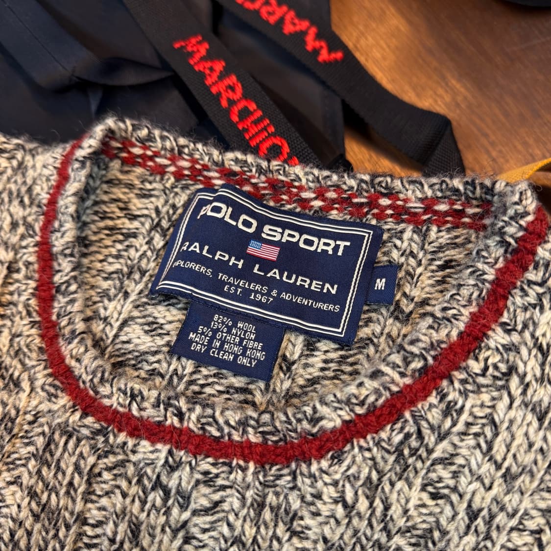 폴로 스포츠 울 혼방 니트 스웨터 상품이미지2