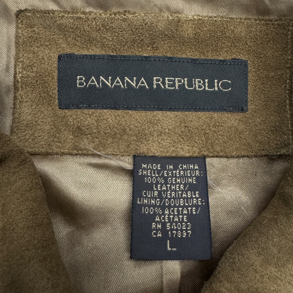 바나나리퍼블릭 스웨이드 리얼레더 가죽자켓 상품이미지5