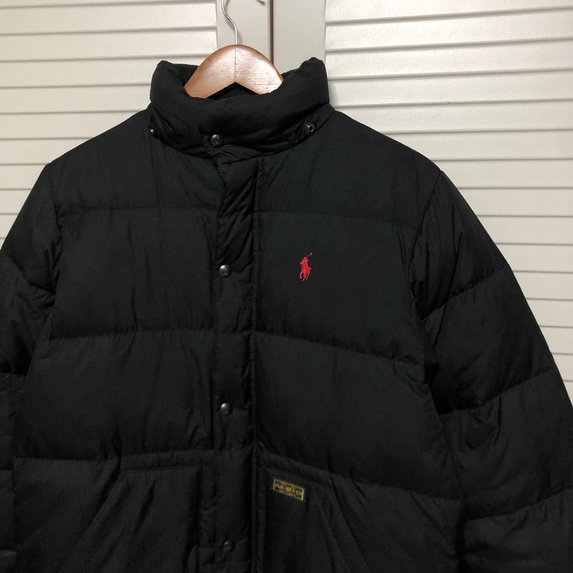 폴로 랄프로렌 푸퍼 패딩 자켓 블랙 상품이미지2