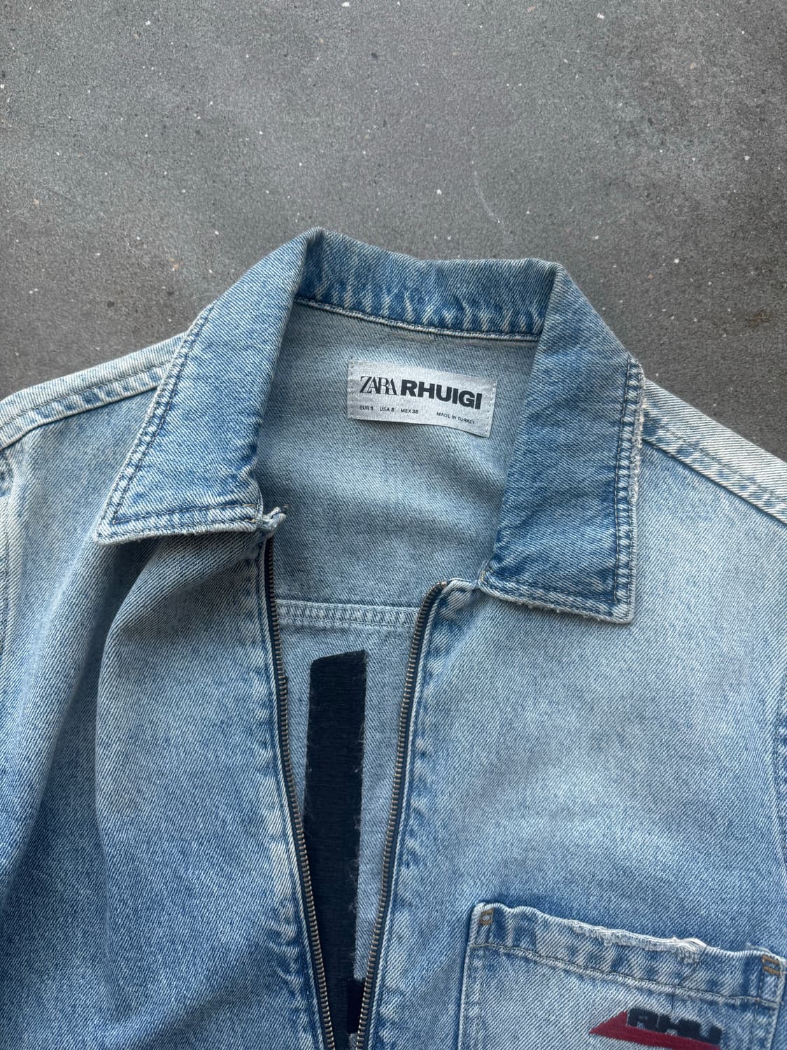 ZARA X RHUIGI 콜라보 청자켓 S 상품이미지3