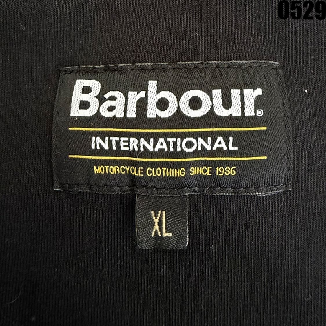 바버 블랙 후드 집업 XL 0529 상품이미지5