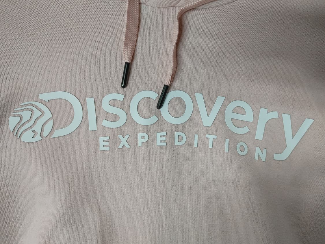 Discovery 디스커버리 여성 연핑크 후드티 상품이미지3