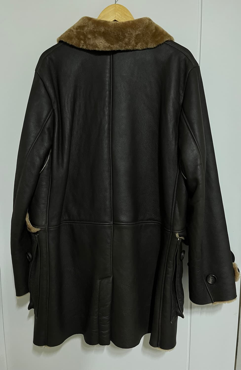 니들스 ecw 무톤 레더 코트 상품이미지2