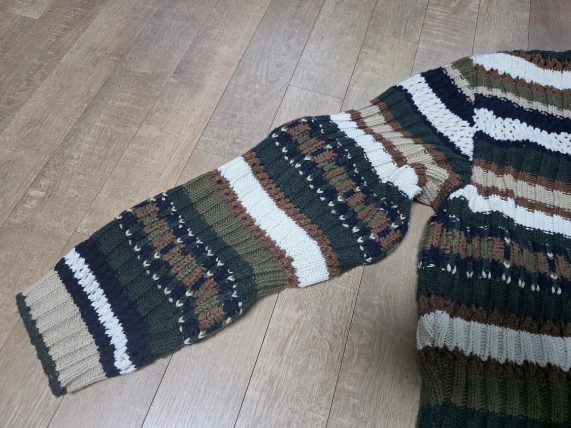 stu 멀티 카라 집업 스웨터 L 상품이미지9