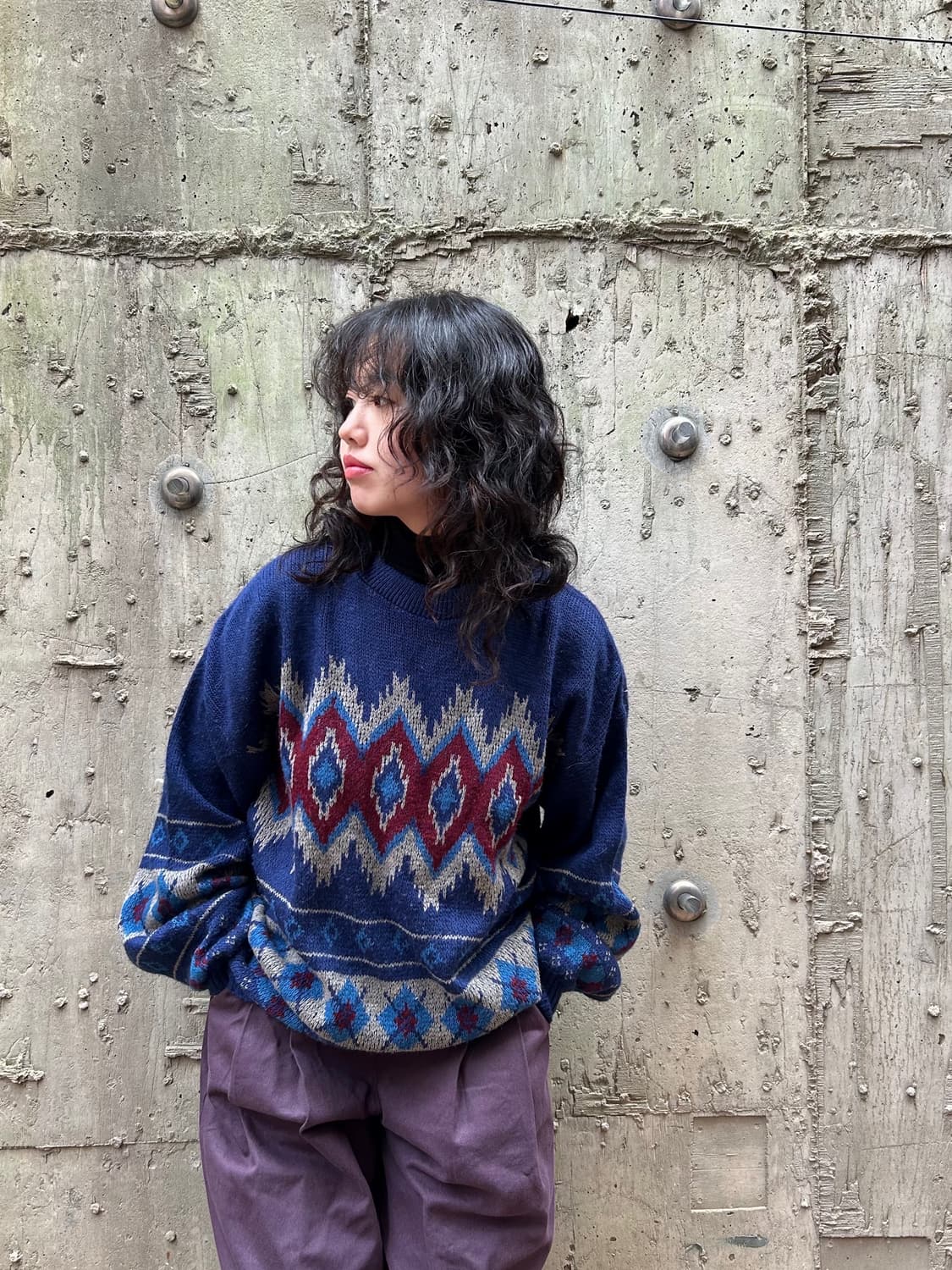cobalt blue knit 상품이미지1