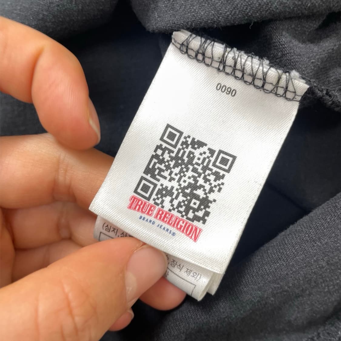 트루릴리젼 블랙 월드투어 백프린팅 롱슬리브 긴팔티셔츠 L 상품이미지4