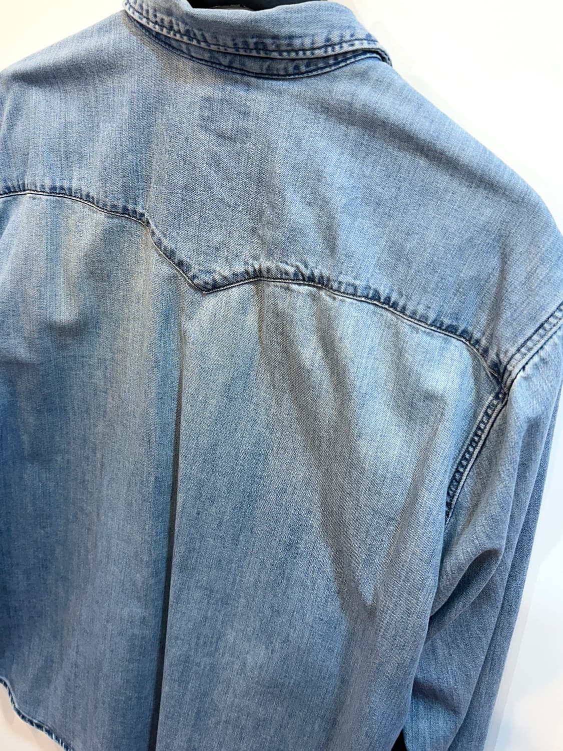 리바이스 웨스턴 샴브레이 셔츠 XL 상품이미지8