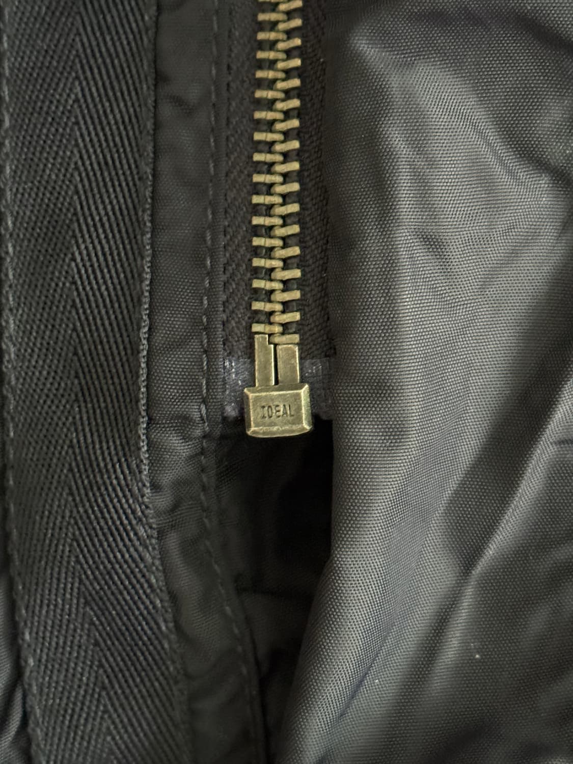 [100] 갭 네이비 발수 나일론 야상 코트 IDEAL 지퍼 상품이미지3