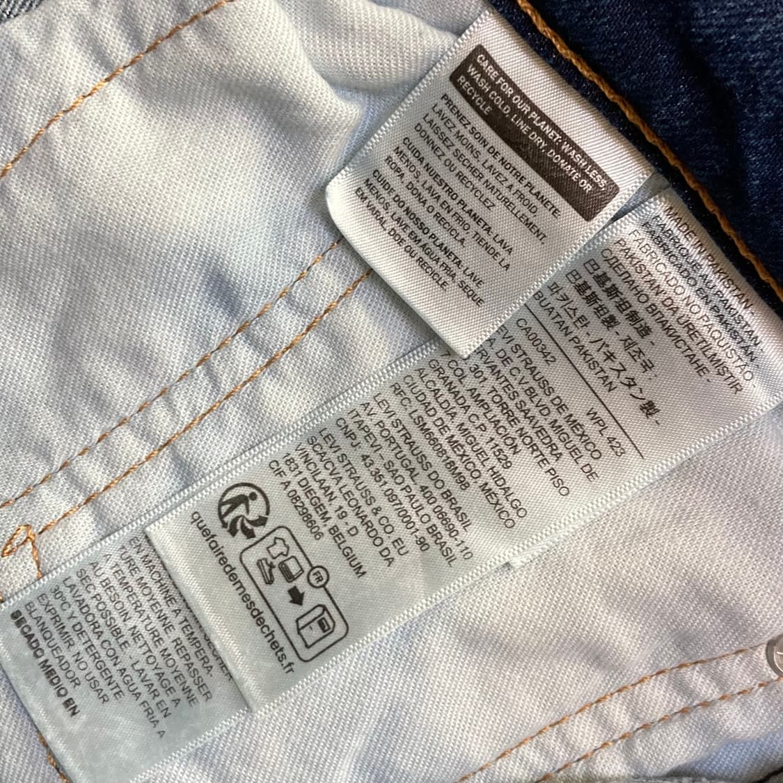 리바이스 502 데님팬츠 W32 L32 상품이미지5