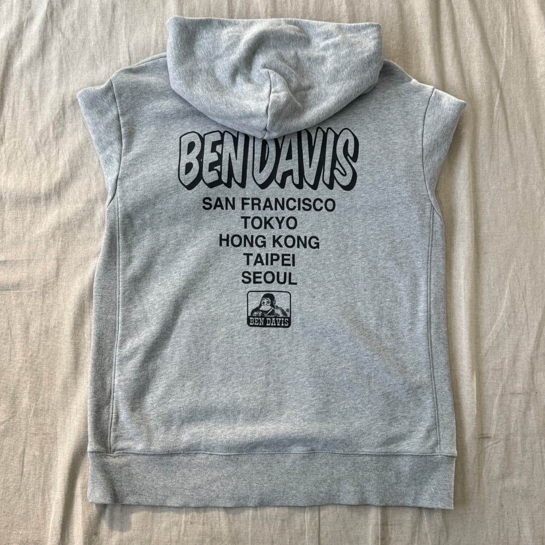 벤데이비스 재팬 월드투어 백로고 후드 L 상품이미지4