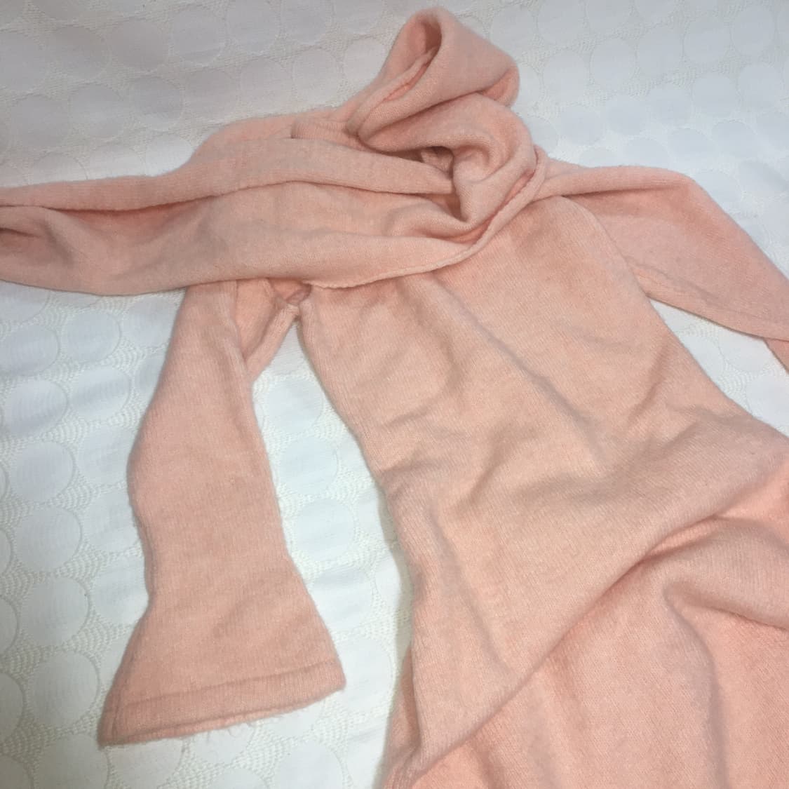 vintage 핑크 니트 머플러 원피스 상품이미지7