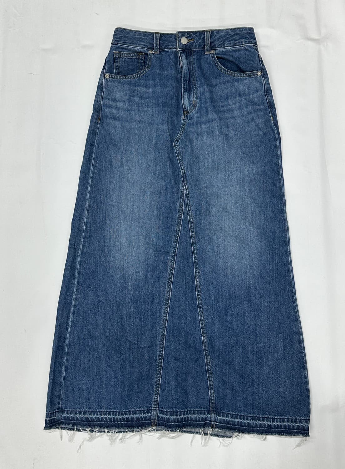 🍩하구미의 도넛 가디건 코디세트🍩 그런지 모리걸 레이어드 데님 스커트 상품이미지7