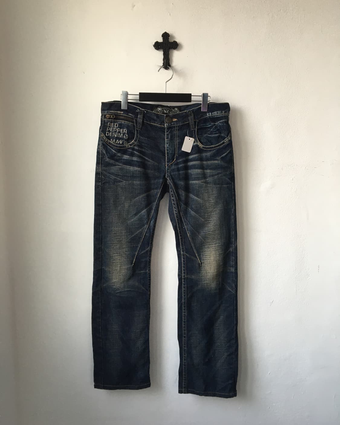 Red pepper washing denim pants 상품이미지4