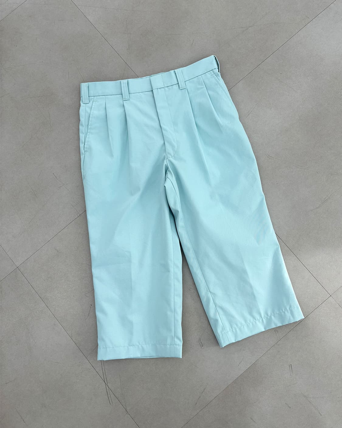Jichodo light mint 3/4 length slack pant 상품이미지1