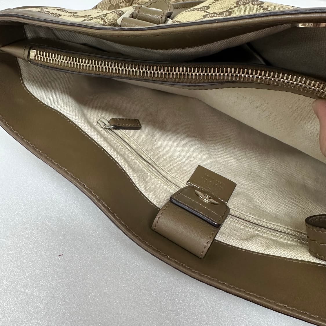 구찌 GUCCI 쟈가드 캔버스 레더 토트백 가방 (정품) 상품이미지9