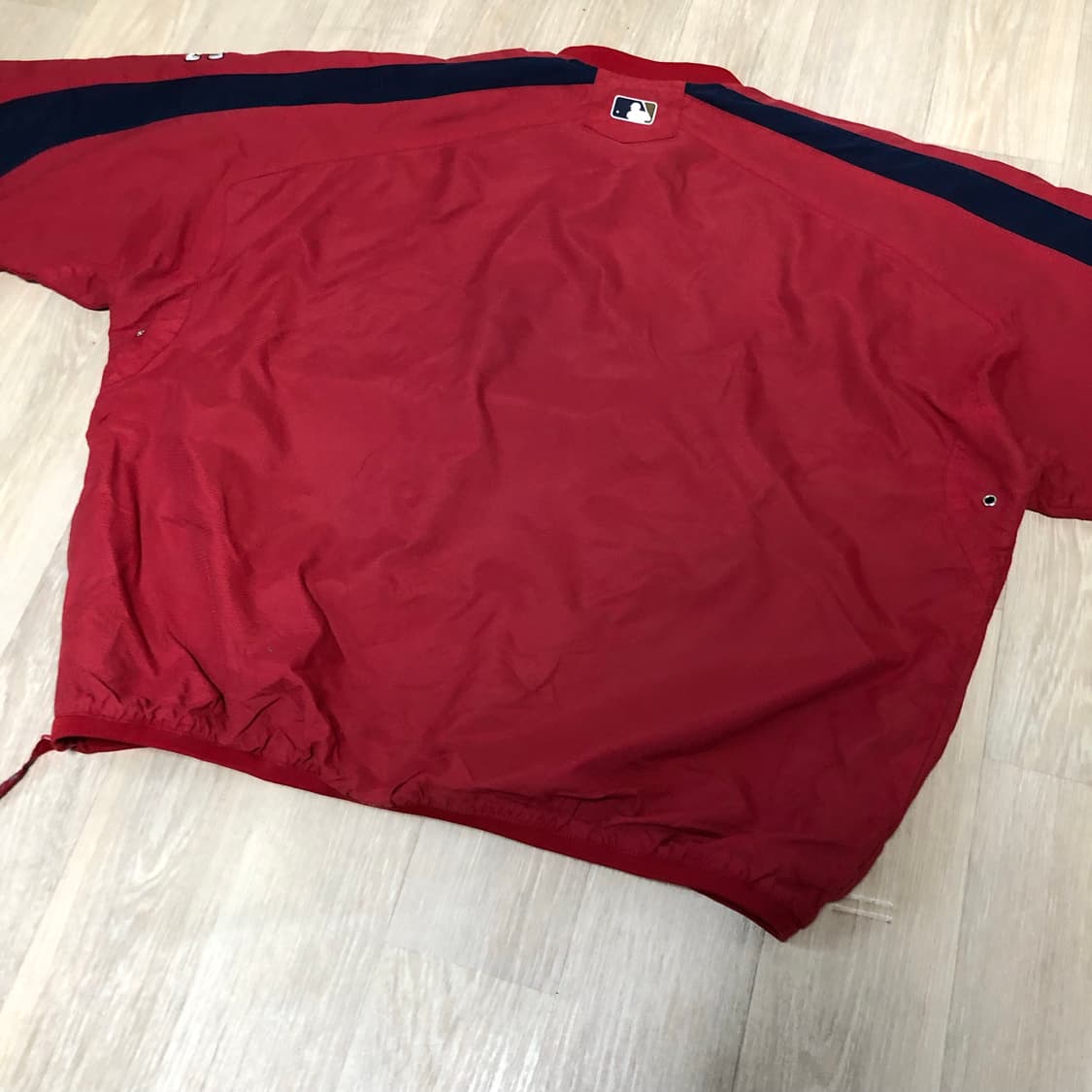 (L) 마제스틱 Majestic 워싱턴 내셔널스 하프집업 웜업 아노락 져 상품이미지9