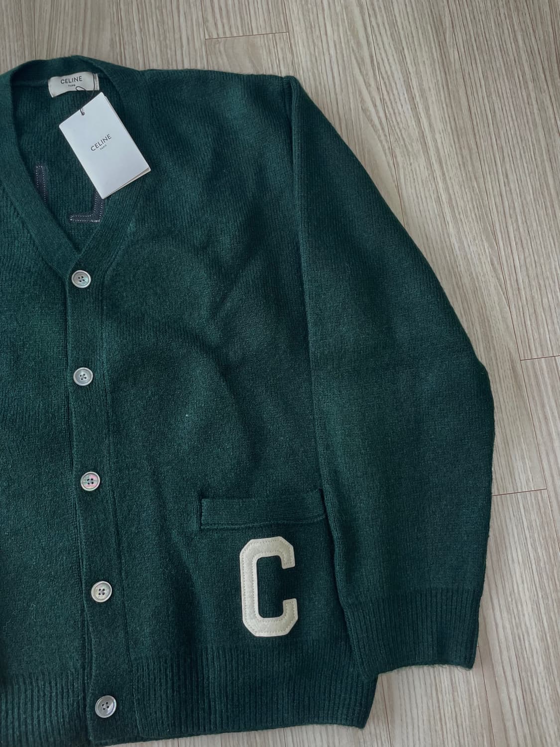 [새상품택O] 셀린느 컬리지 가디건 상품이미지5