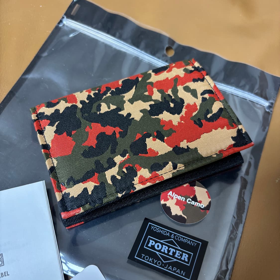 PORTER 포터 카드 케이스 지갑 알펜 카모 상품이미지4