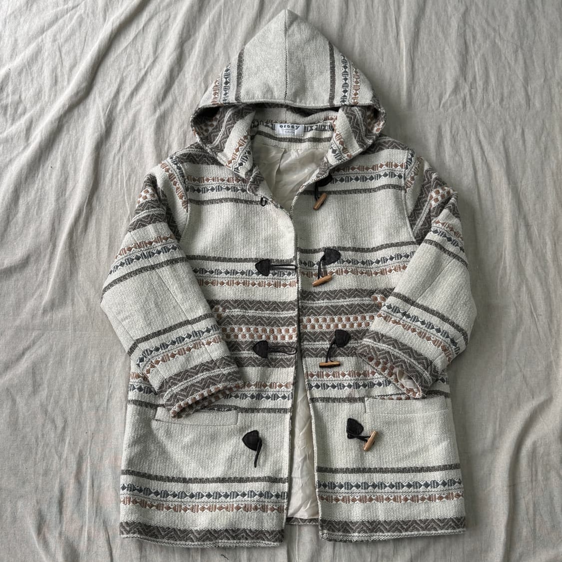 빈티지 에스닉 나바호 울 하츠 더플코트 100 상품이미지1