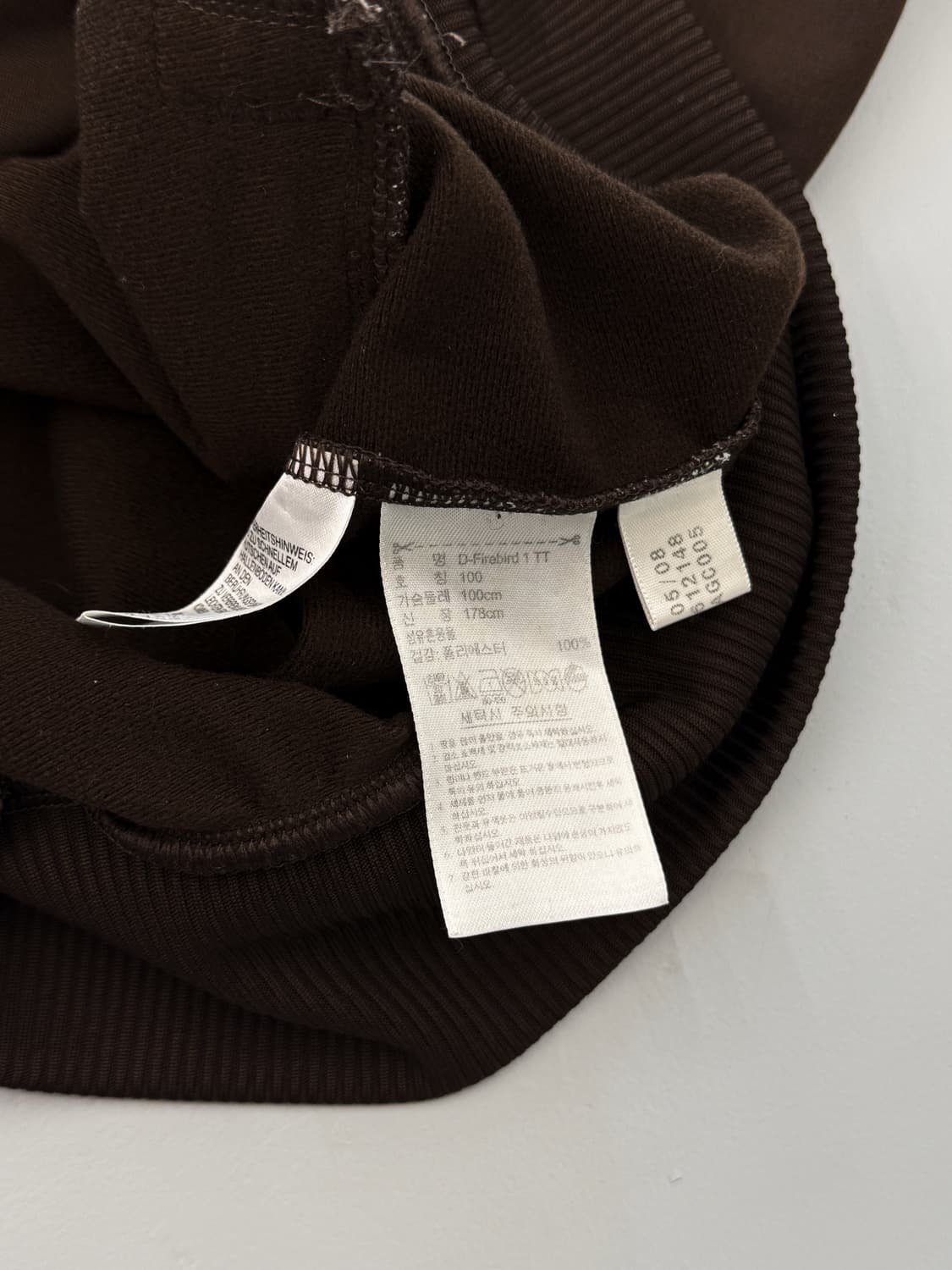 아디다스 루즈핏 구 파이어버드 딥브라운 트랙 져지 상품이미지5