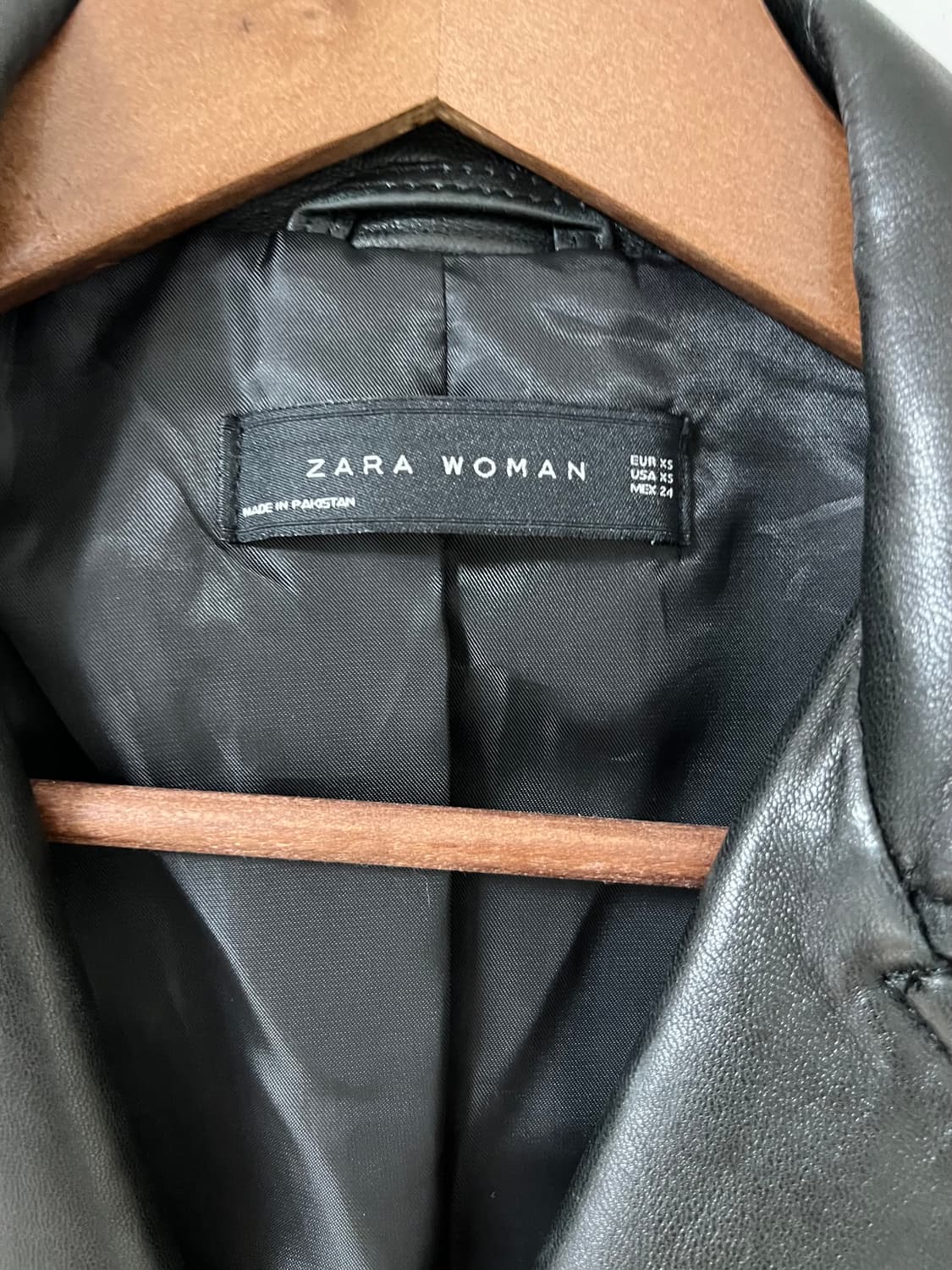 자라 라이더 자켓 자라 가죽 자켓 상품이미지9