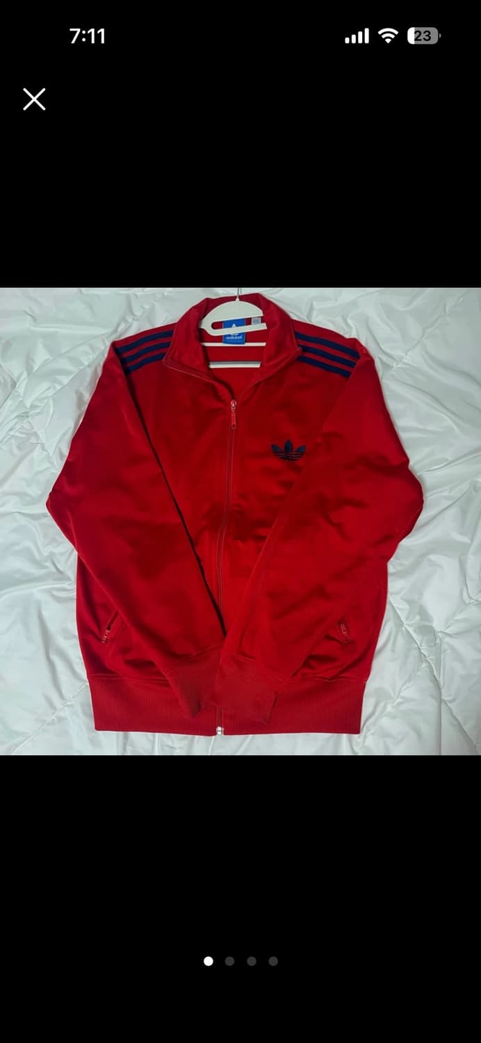 버건디 아디다스 져지 상품이미지1