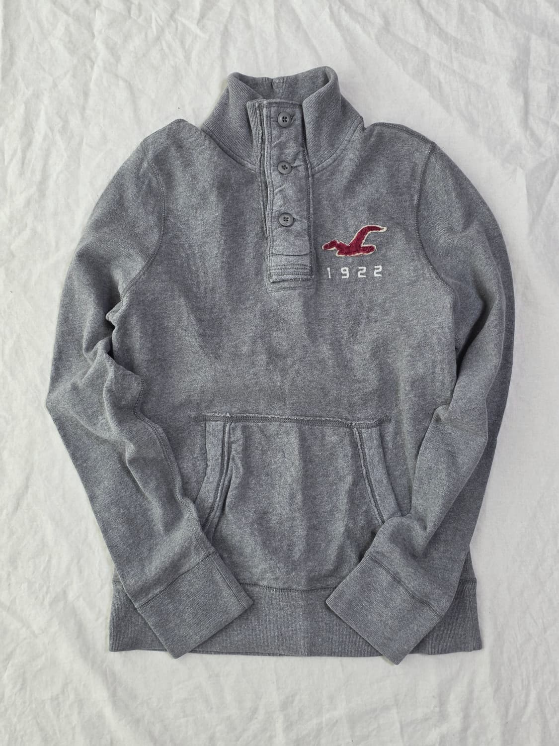 홀리스터 버튼넥 맨투맨 상품이미지1