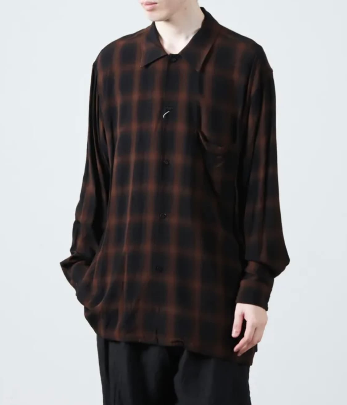 코모리 오픈카라 레이온 셔츠 4 상품이미지1