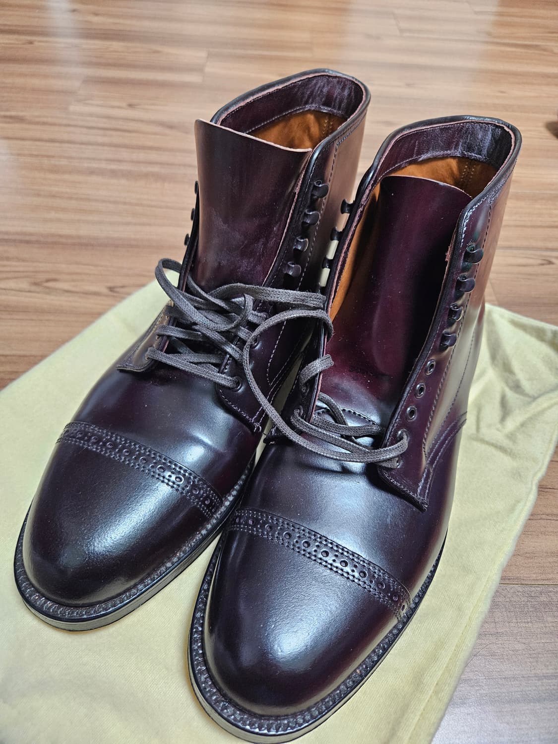 알든 코도반 부츠(jcrew) 버건디 상품이미지1