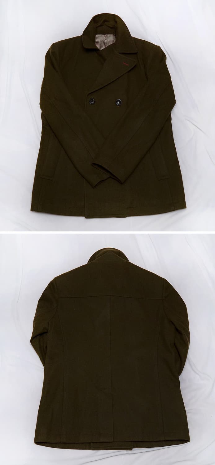 시리즈 (series) 모던 클래식 멜튼울 더블 피코트 자켓 (100+) 상품이미지3