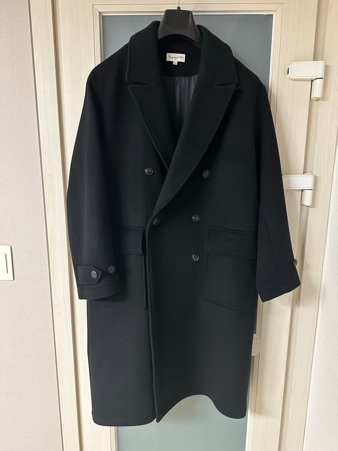 the project 830 코트 블랙(최겨울 코트) 상품이미지1