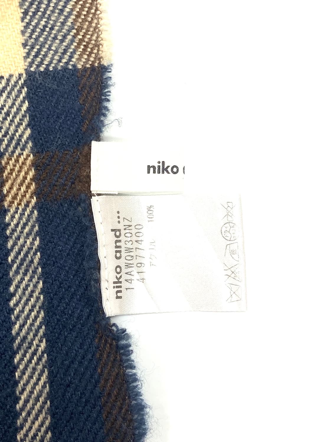 Niko and… Check muffler 상품이미지6