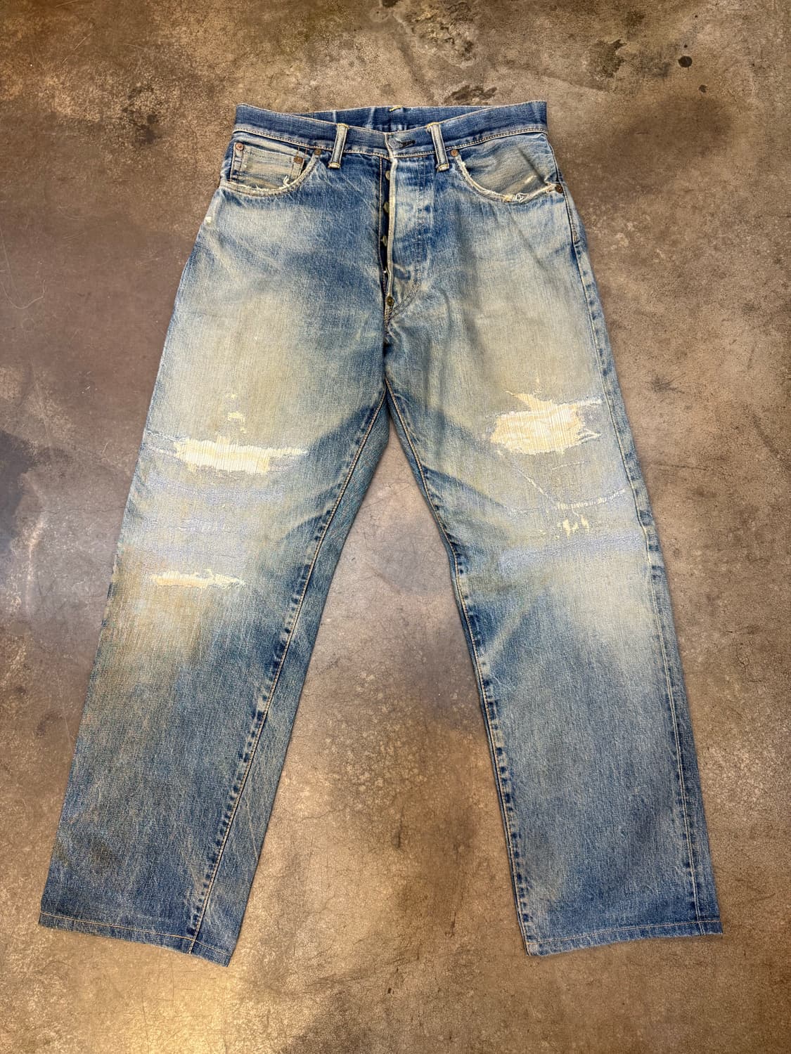 Evisu 셀비지 데님 팬츠 상품이미지1