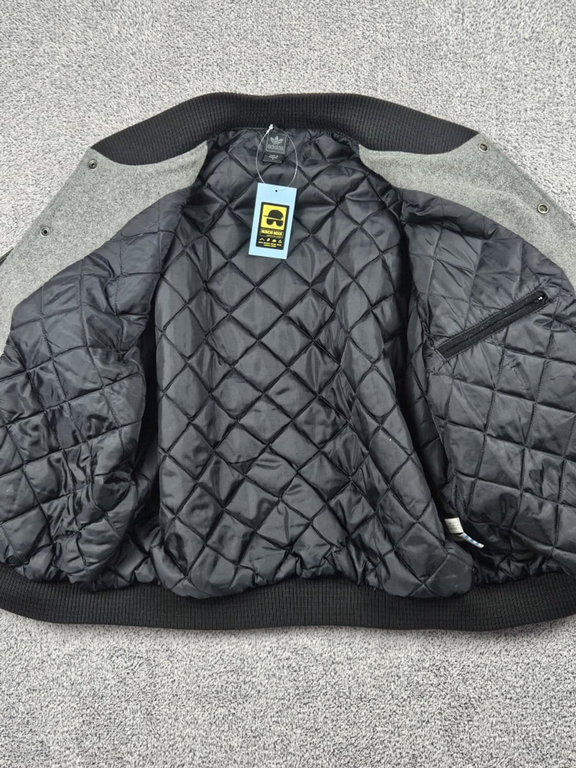 아디다스 바시티 레터맨 가죽 배색 울 자켓 ( S ) / 10086 상품이미지5