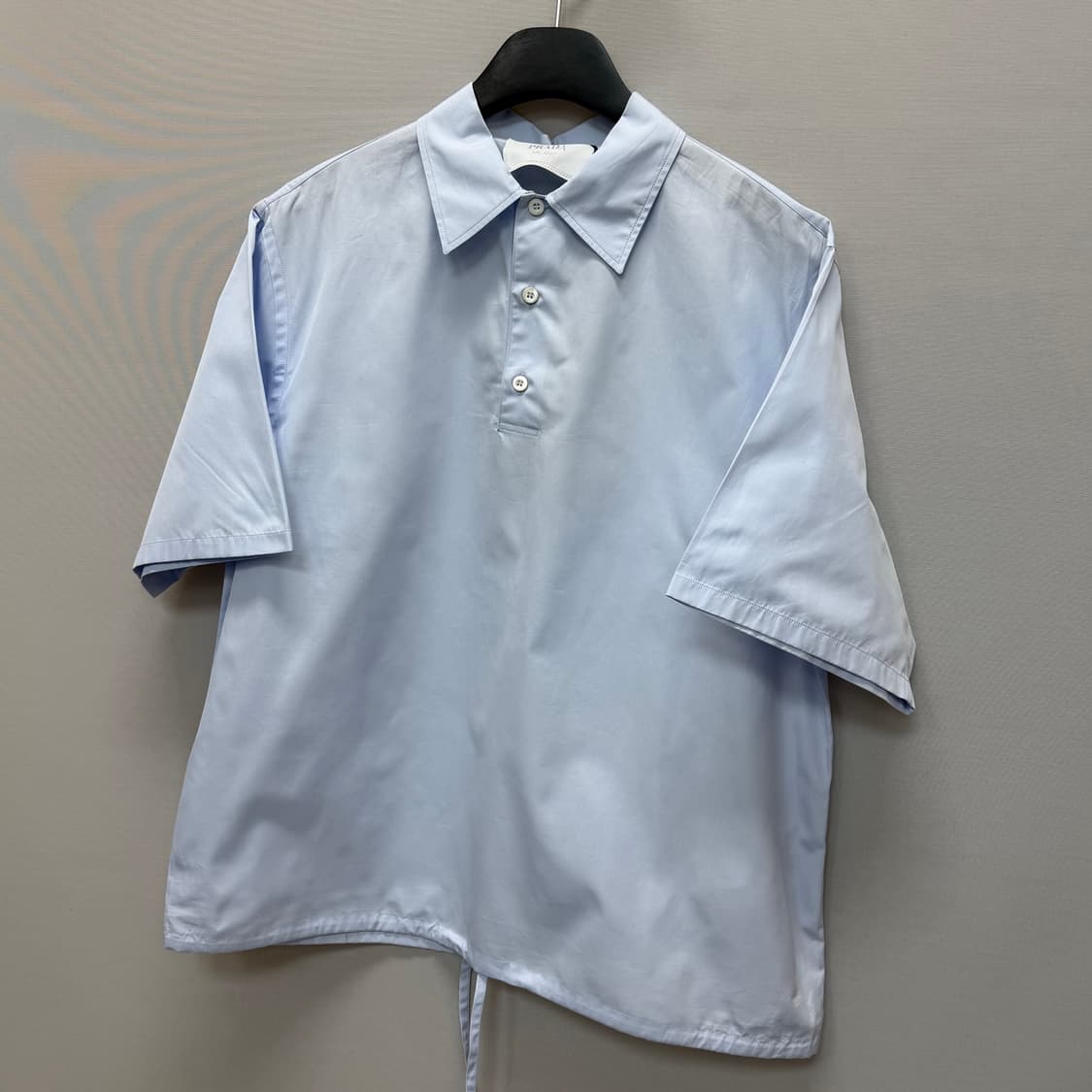 프라다 삼각로고 숏슬리브 코튼 셔츠 ( 100 ) 상품이미지3