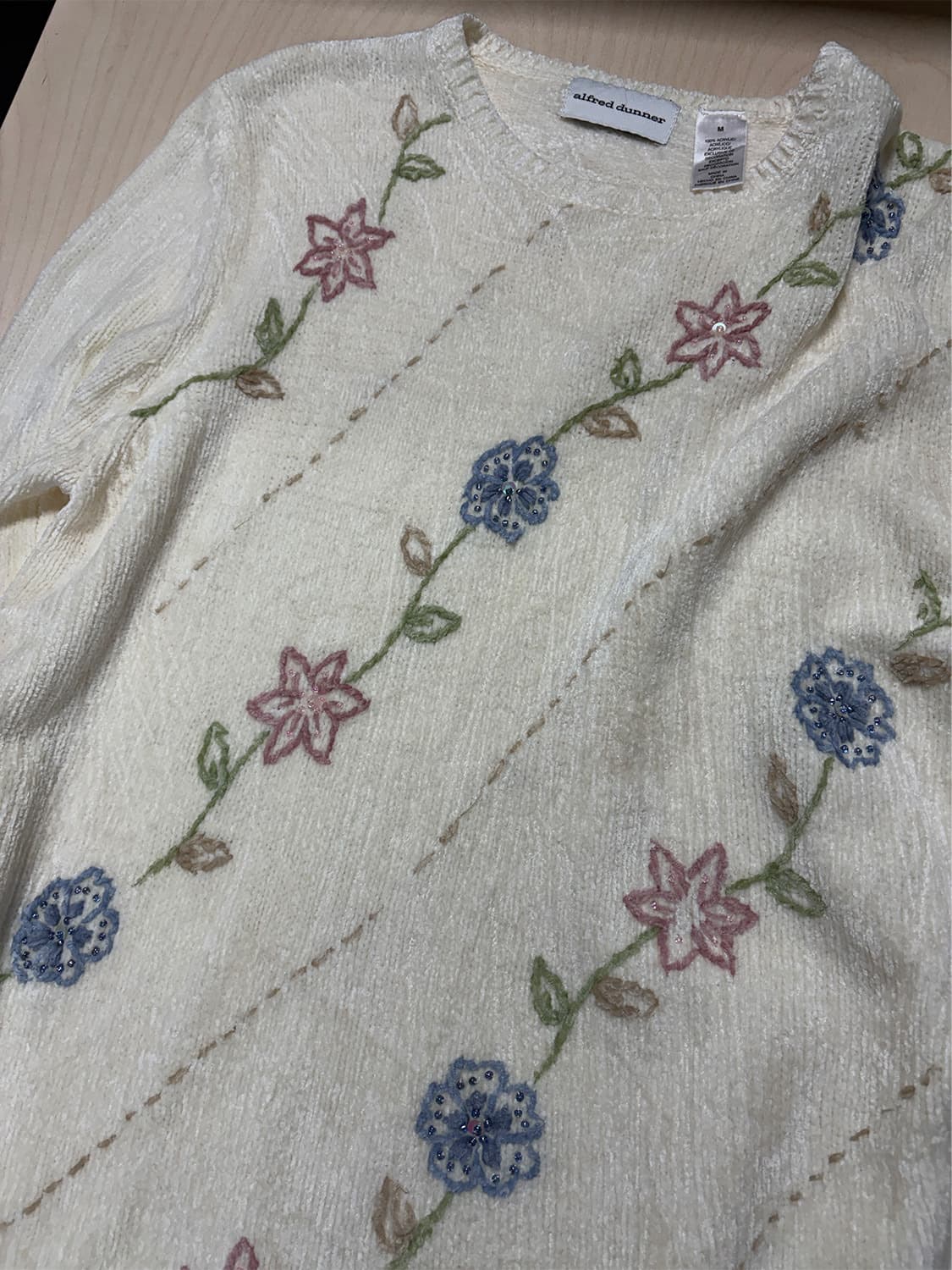 빈티지 플로럴 스웨터 상품이미지4