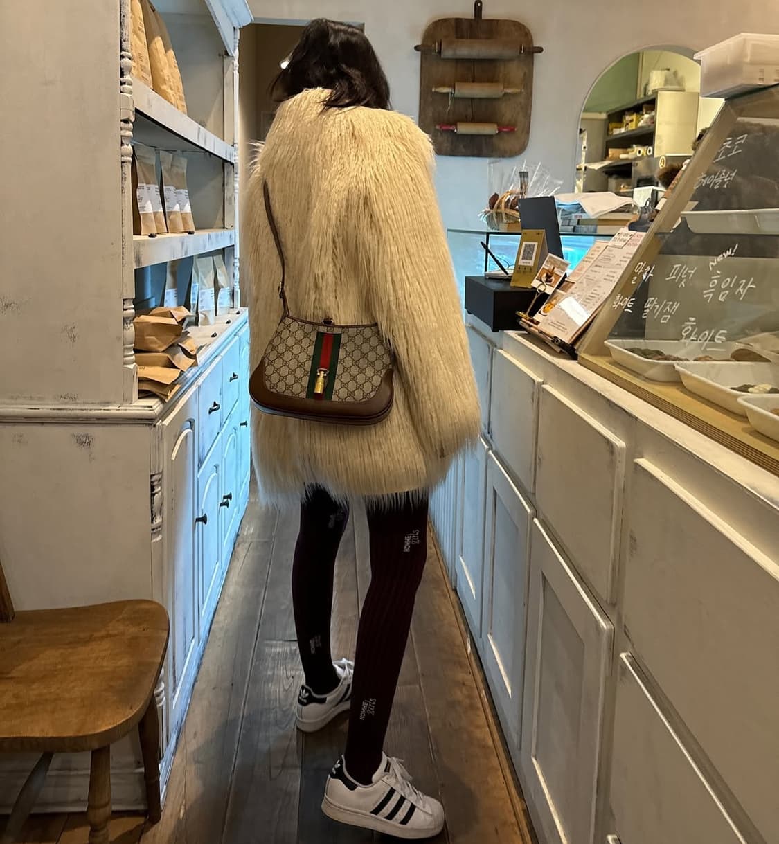 데어드 SHEARING FAUX FUR JACKET 상품이미지1