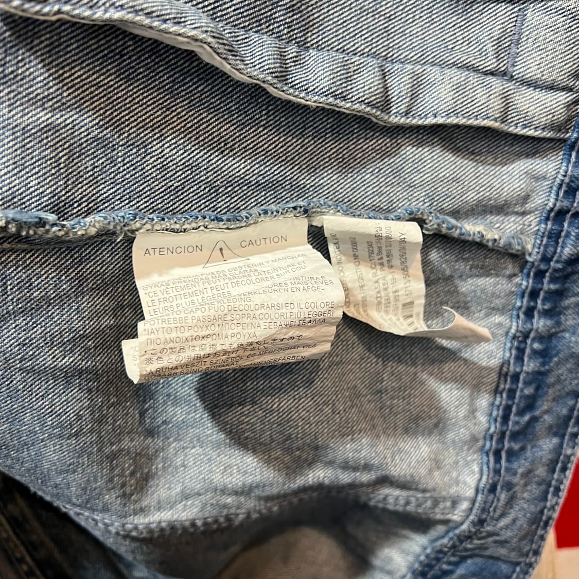 풀앤베어 배색 데님 자켓 상품이미지5