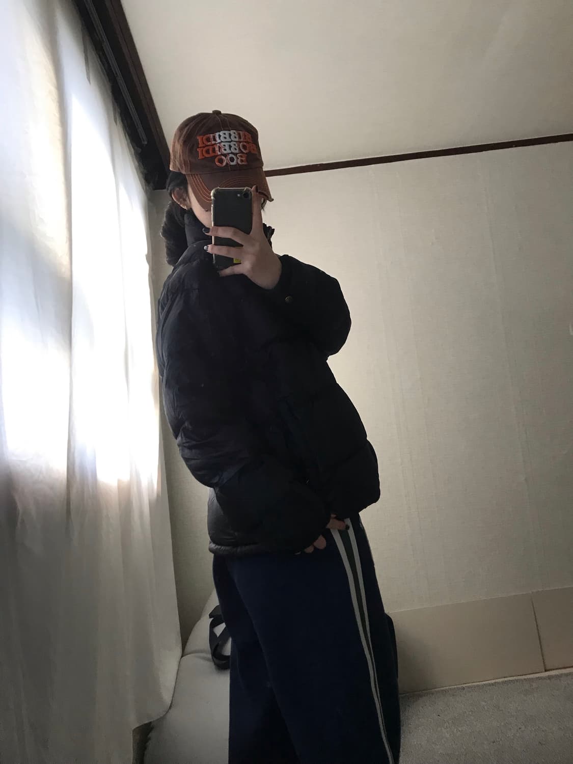 노페 블랙 패딩 상품이미지4