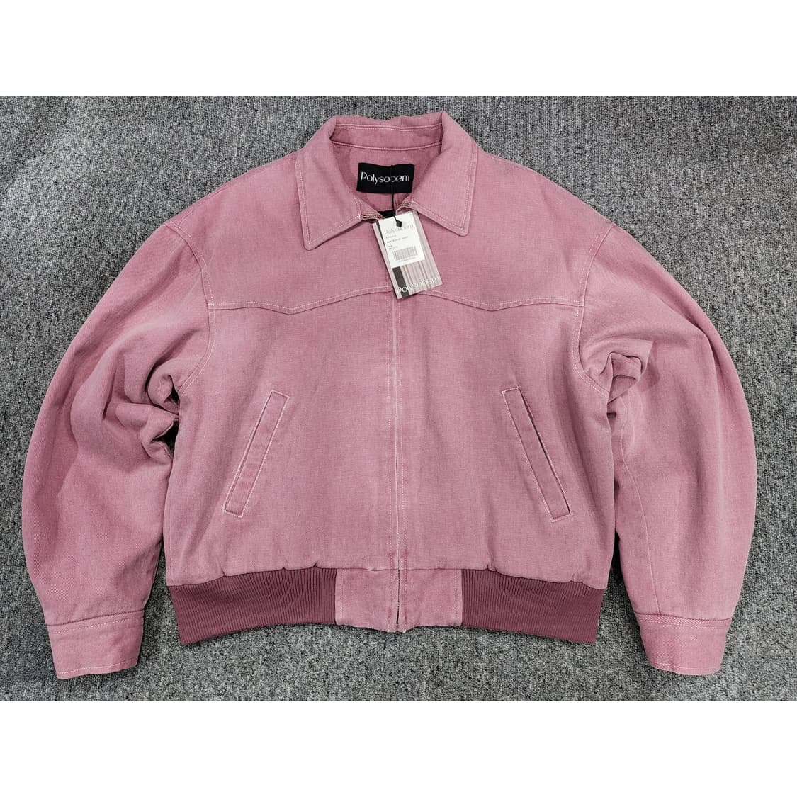 폴리수엠 워크 웨스턴 자켓 핑크 F 상품이미지1