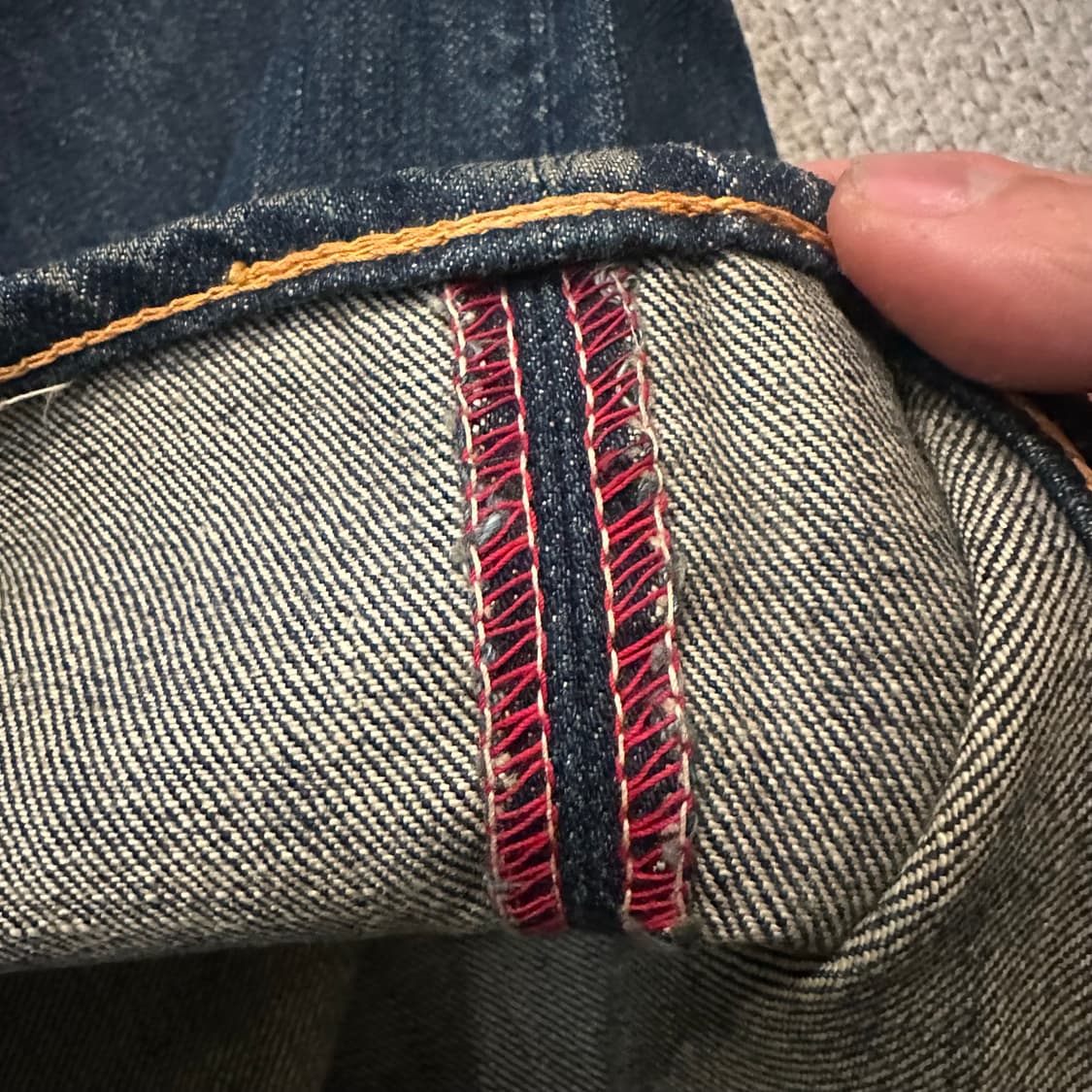 에비수 EVISU 야마네 세미부츠컷 데님 상품이미지8