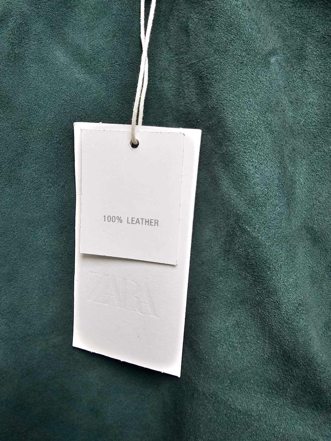 새상품 자라 양가죽 스웨이드 릴렉스핏 버뮤다 팬츠 상품이미지9