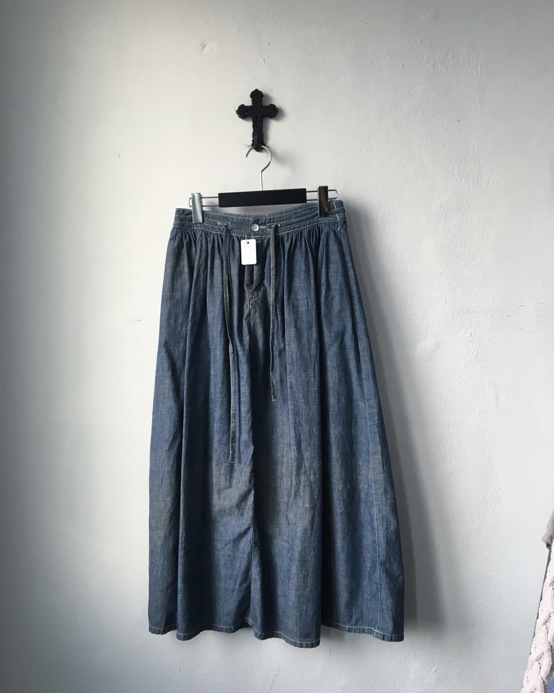 Denim long skirt 상품이미지1