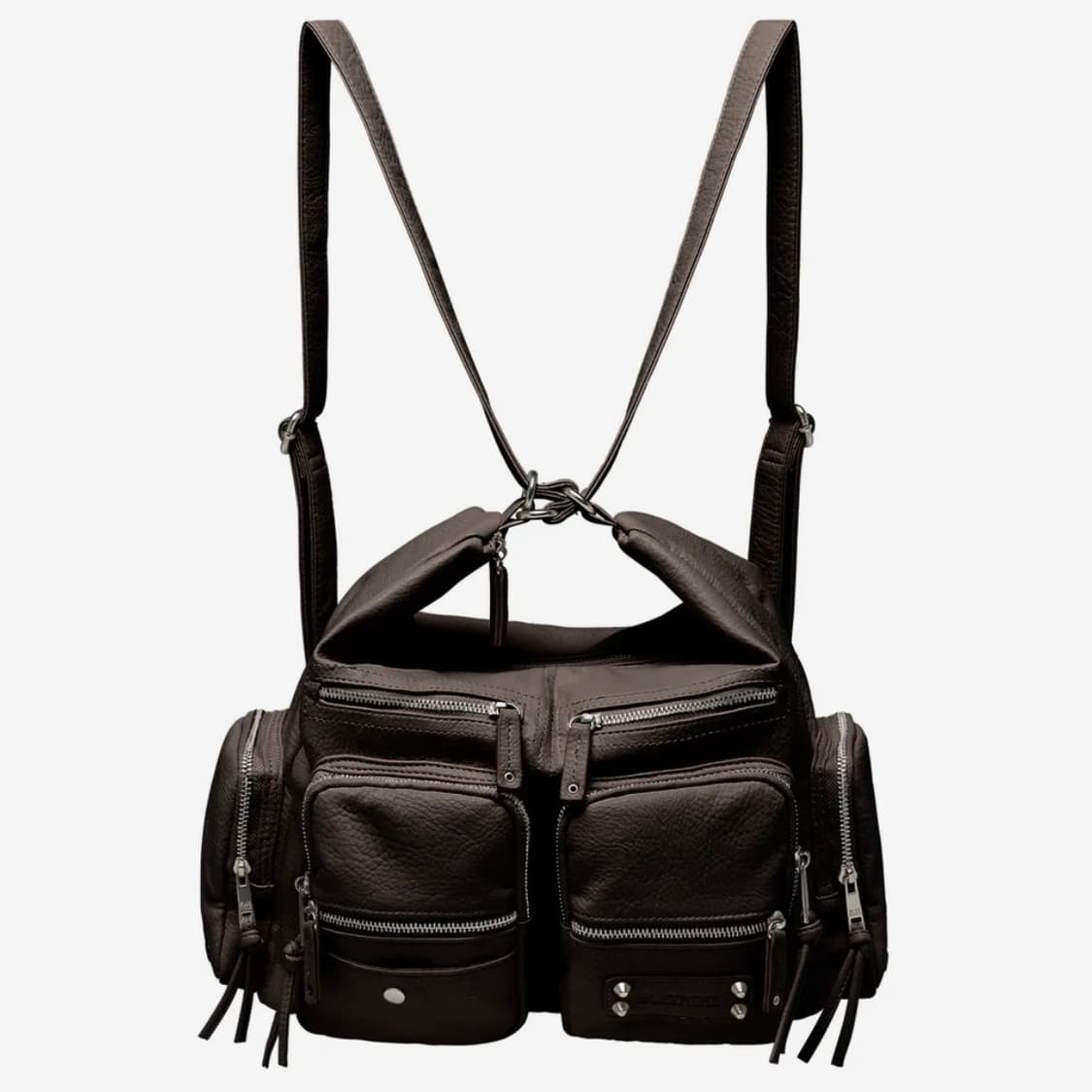 블랙퍼플 가방 레토 멀티 카고백 브라운 새상품 상품이미지3